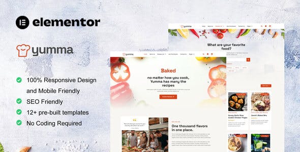 yumma food recipe elementor template kit.jpg