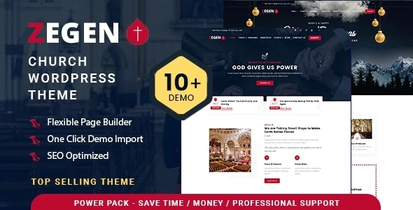 zegen – church wordpress theme