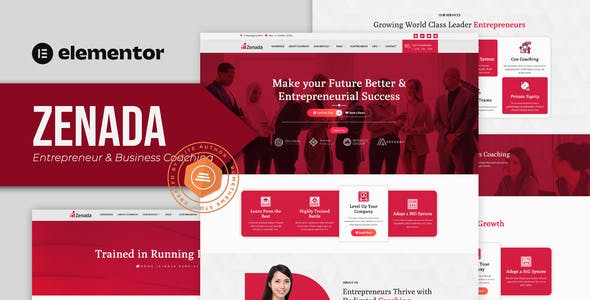 zenada entrepreneur business coaching elementor template kit.jpg
