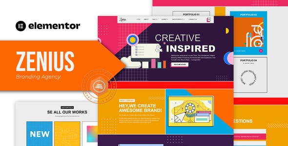 zenius colorful branding agency elementor template kit.jpg