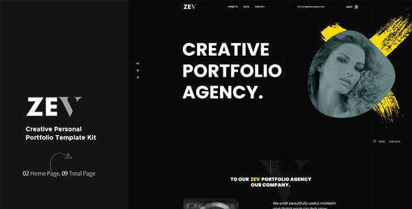 zev creative personal portfolio template kit.jpg
